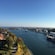 Buques de carga viajando a través del Canal de Kiel en Kiel, Alemania